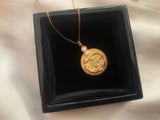 Koi Fish 14K Gold, Whitegold or Rosegold Pendant w. Diamond