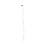 Chain White 18K Gold Earring