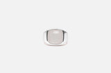 IX Cushion Moonstone Signet Ring
