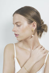 The Lovers Backdrop Gold Plated Earring