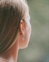 IX G Letter Silver Pendant