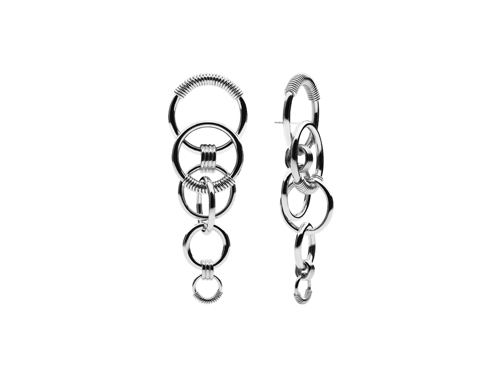 Marmont Show Earrings Silver