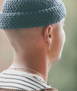 IX K Letter Silver Pendant