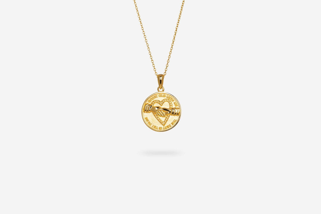 IX Love Seal Gold Plated Pendant