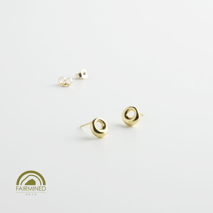 Minrl | Aura 18K Gold Studs