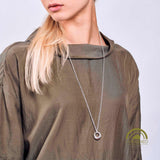 Minrl | Aura Large Charm Silver Pendant