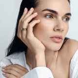 Becoming Mom 18K Gold Ring w. Lab-Grown Diamond