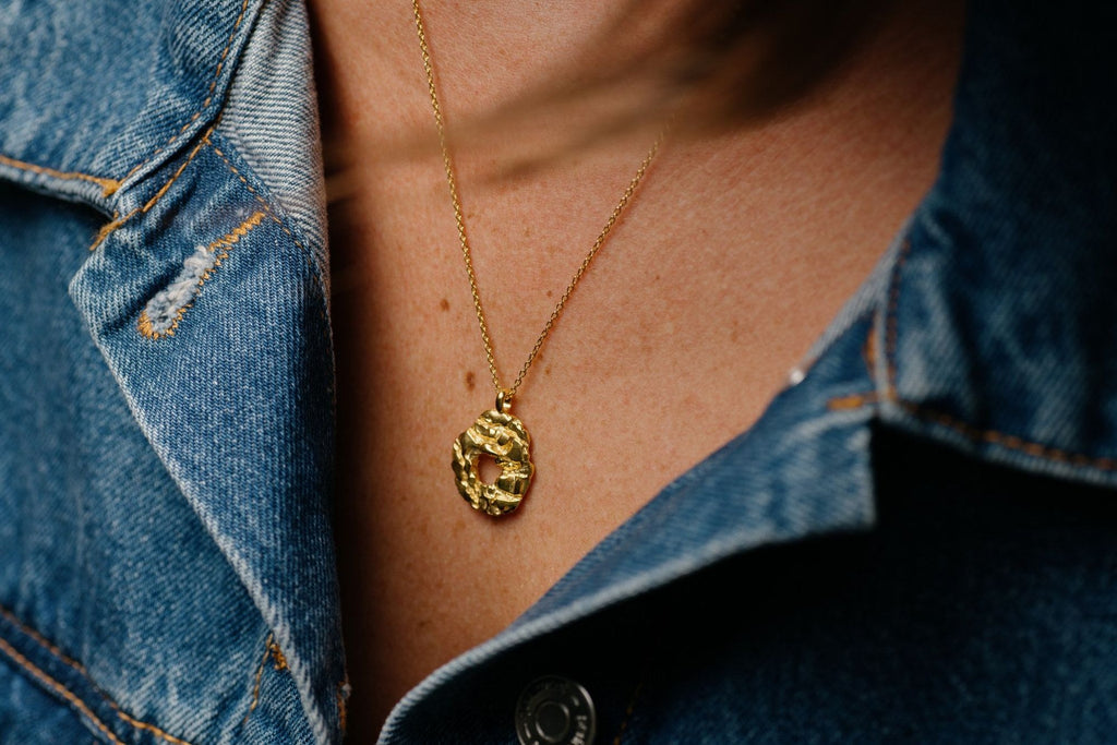 IX Rock Gold Plated Halskette