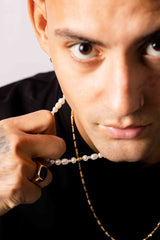 IX Ocean Pearl Gold Plated Necklace