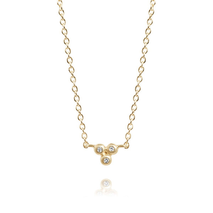 My Precious 10K Gold Necklace w. Diamonds