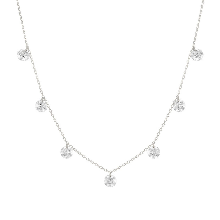 Danaé Halskette aus 18K Gold, Weißgold oder Rosegold I Diamanten, 1.68 Kt.