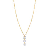 Danaé 18K Gold Necklace w. Diamonds
