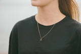 IX A Letter 22K Gold Plated Pendant