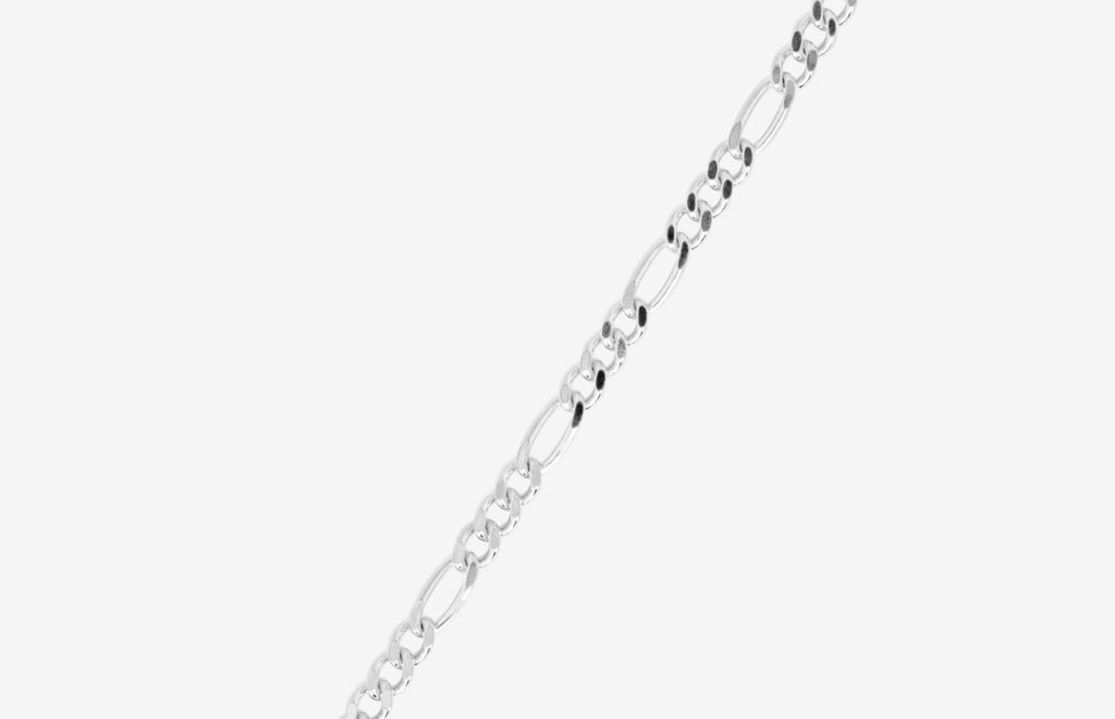 IX Chunky Figaro Silberarmband