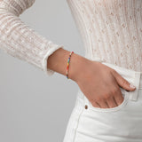 Nuanua Gold Plated Bracelet w. Mixed coloured Beads