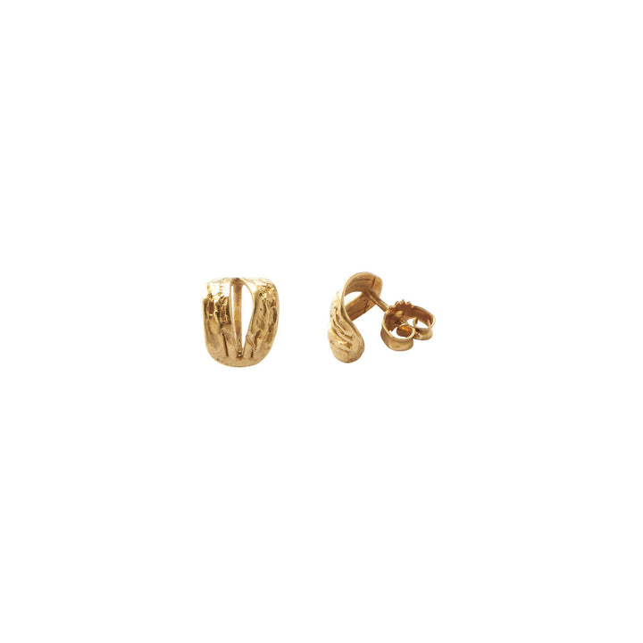 Kleine Ohrstecker goldplattiert