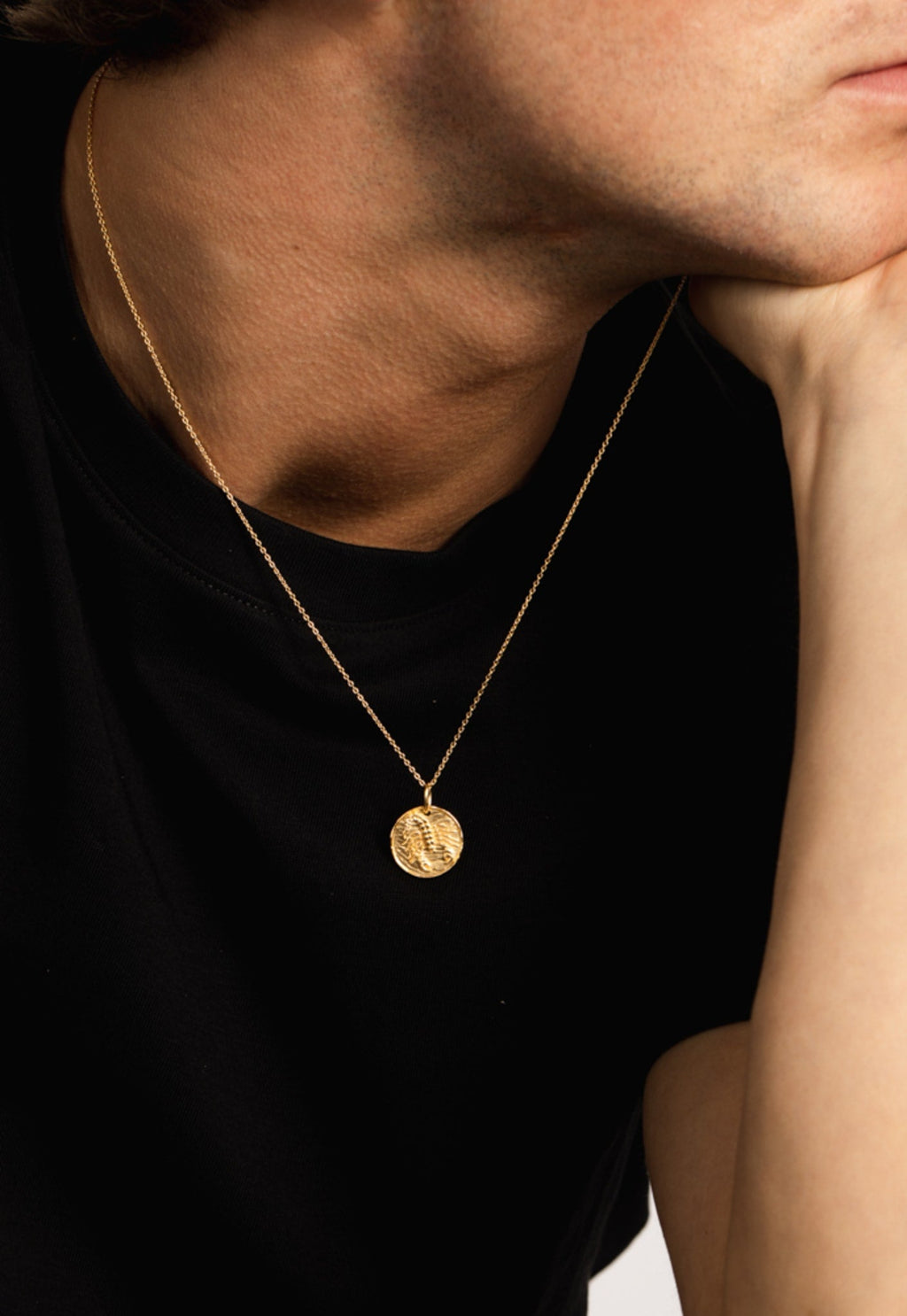 IX Scorpion Gold Plated Pendant