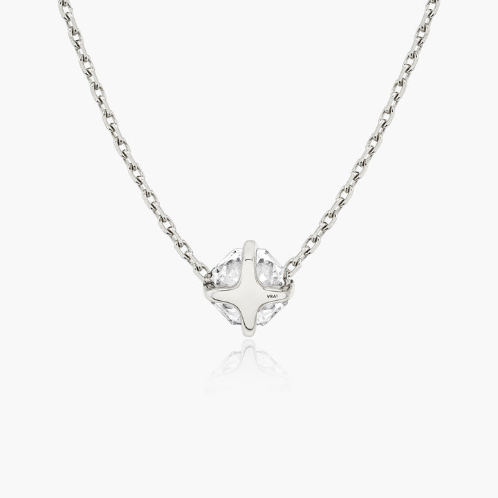 Iconic Octavia 14K Whitegold Necklace w. Lab-Grown Diamonds, 0.75 ct.