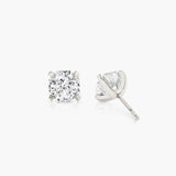 Iconic Octavia 14K Whitegold Studs w. Lab-Grown Diamonds, 0.75 ct.