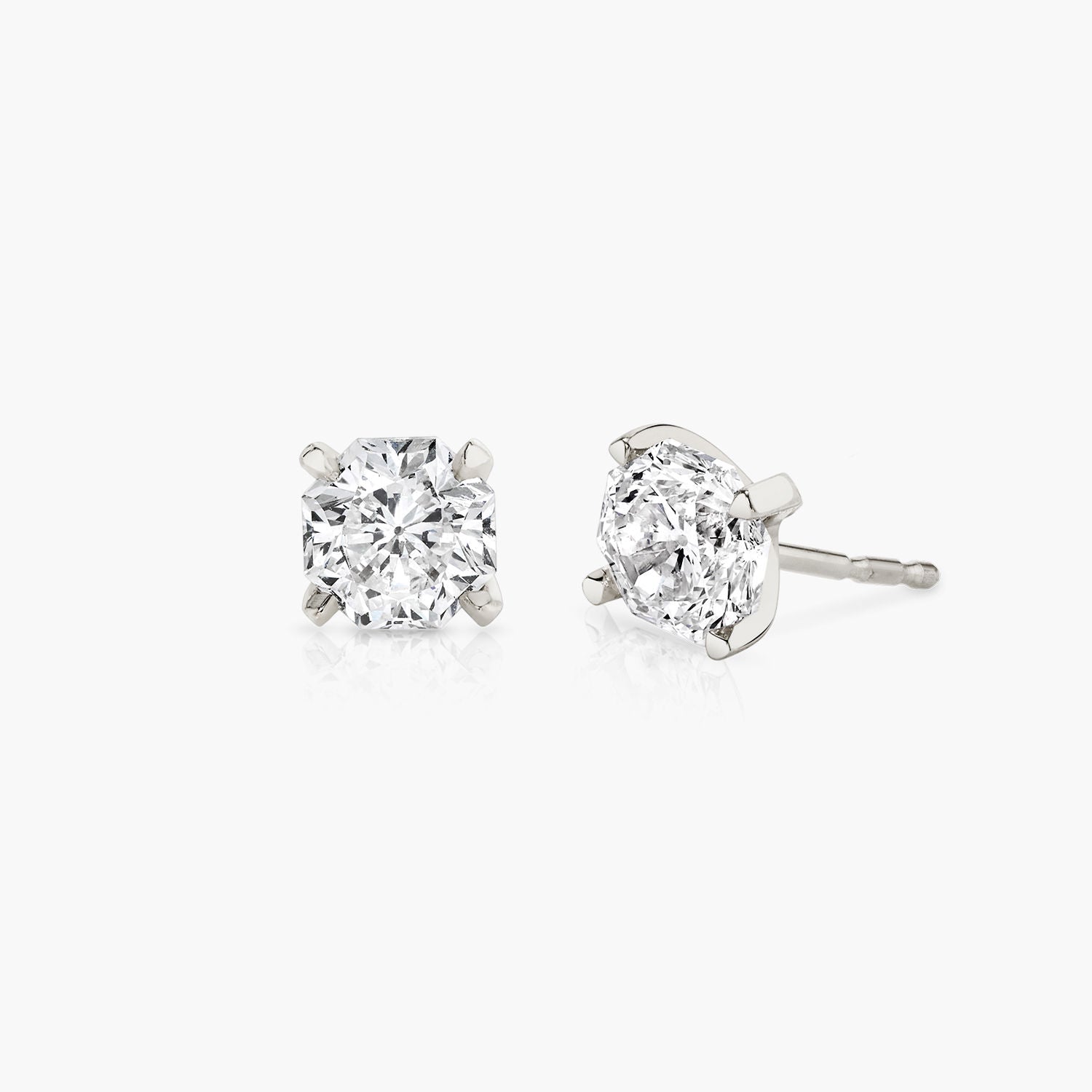 Iconic Octavia 14K Gold Studs w. Lab-Grown Diamonds, 0.75 ct.