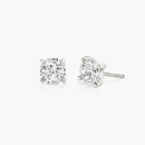 Iconic Octavia 14K Whitegold Studs w. Lab-Grown Diamonds, 0.75 ct.