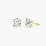 Iconic Octavia 14K Whitegold Studs w. Lab-Grown Diamonds, 0.75 ct.