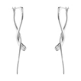 Mercy 48,5 mm. Silver Earrings