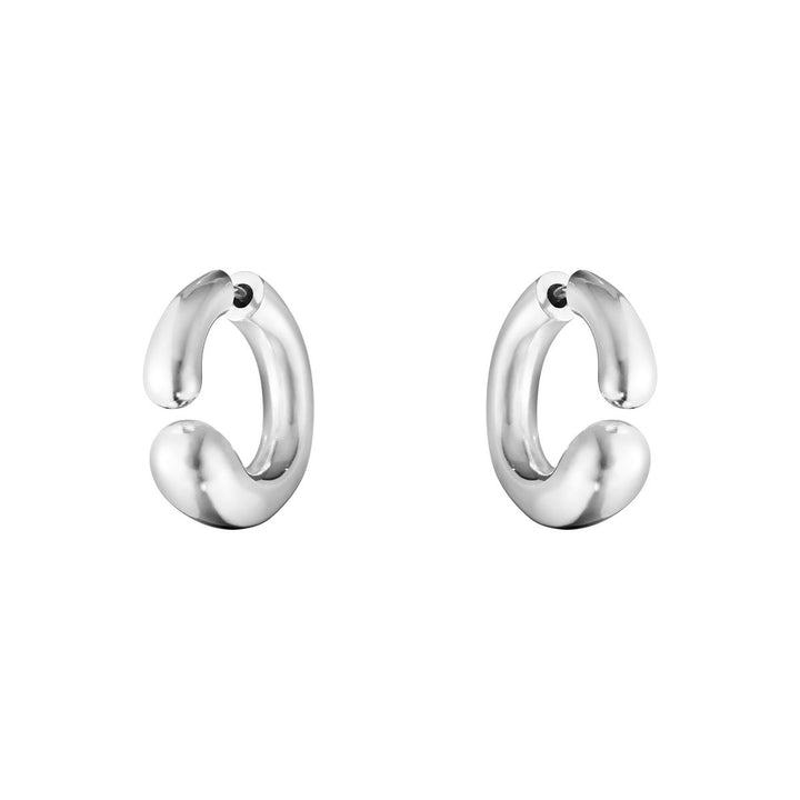 Mercy Earhoop Silver Earrings