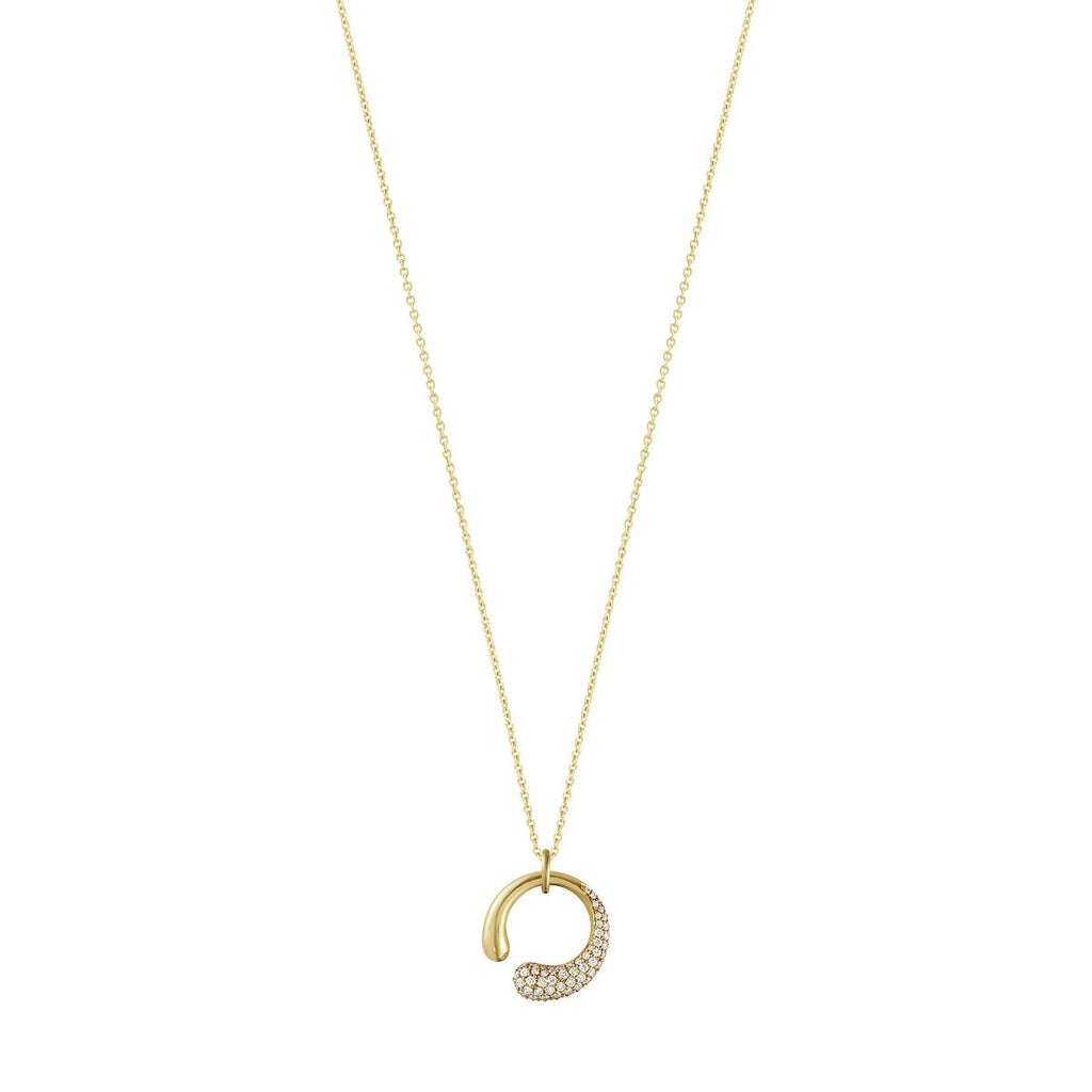 Mercy 18K Gold Necklace w. Diamonds