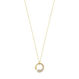 Mercy 18K Gold Necklace w. Diamonds