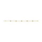 Daisy 7 mm. Gold Plated Bracelet