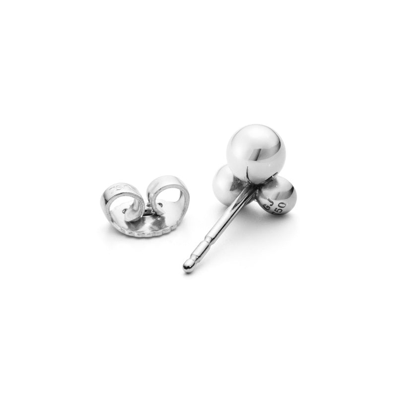 Moonlight Grapes Silver Studs w. Diamonds