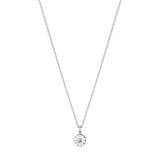 Daisy 7 mm. Silver Necklace