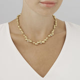Moonlight Grapes full 18K Gold Necklace w. Diamonds