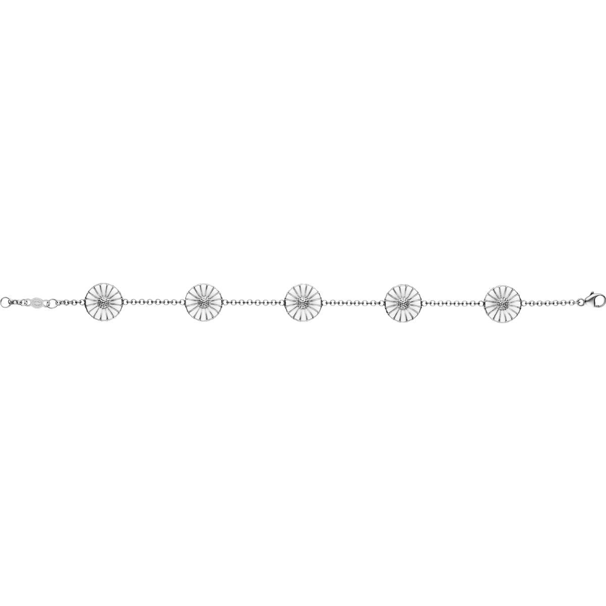 Daisy 11 mm. Silver Bracelet
