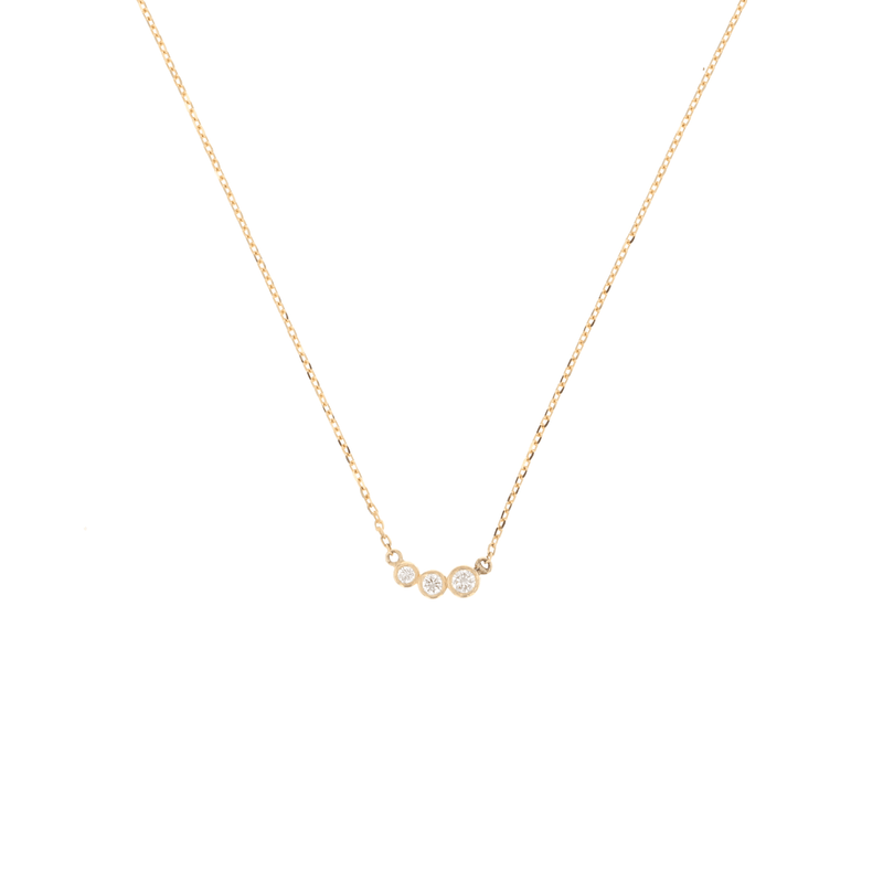 Miss Marilyn 14K & 18K Gold Necklace w. Diamonds