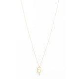 Sautoir 6 18K Gold Necklace w. Diamond