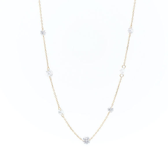 Danaé Goldkette aus 18K I 7 Diamanten