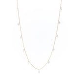 Danaé 18K Guld Halskæde m. 11 Diamanter