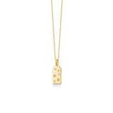 Omamori Flower Gold Plated Necklace w. Zirconia
