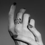 Fusion No 02 18K Guld, Hvidguld eller Rosaguld Ring m. Diamanter