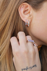 IX Eternity Purple Hoops