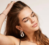 IX Crunchy Double Hoops