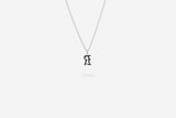 IX R Letter Silver Pendant