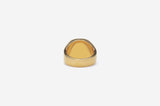 IX Cushion Signet Labradorite Gold Plated Ring