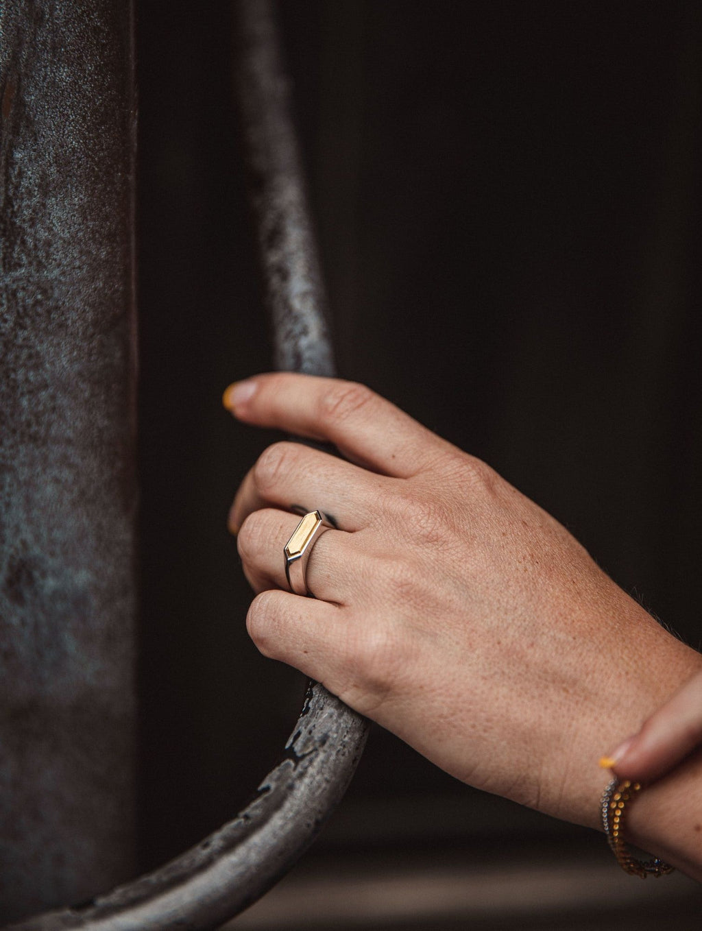 IX Mini Hexagon Ring