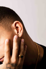 IX Grace Gold Plated Stud