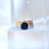 Alu Gala 18K Whitegold Ring w. Diamonds & Spinel