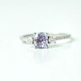 Alu 18K Gold Ring w. Diamonds & Sapphire