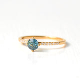 Hima Kola 18K Gold Ring w. Sapphire & Diamonds